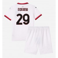 Maglia Calcio AC Milan Youssouf Fofana #29 Seconda Divisa Bambino 2024-25 Manica Corta (+ pantaloncini)